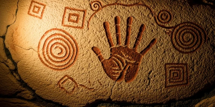 68 ہزار سال پرانی ہینڈ پینٹنگ قدیم ترین غار آرٹ دریافت