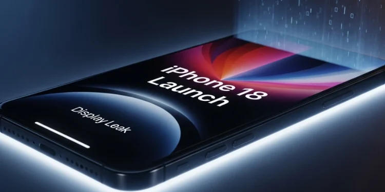 iPhone 18 لانچ اور ڈسپلے لیک متوقع ریلیز اور خصوصیات