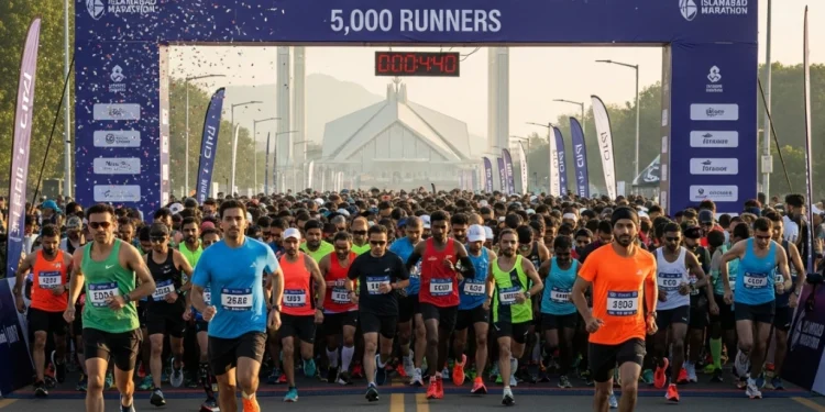 اسلام آباد میراتھن 2026 میں 5 ہزار سے زائد رنرز کی شرکت