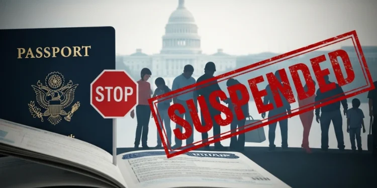 امریکا نے پاکستان سمیت 75 ممالک کے لیے امیگرنٹ ویزا پراسیسنگ معطل کر دی