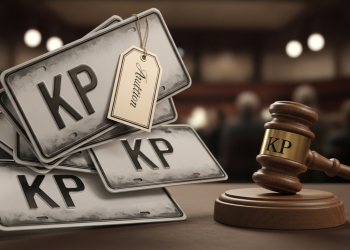 خیبر پختونخوا میں منفرد نمبر پلیٹس کی نیلامی کا اعلان