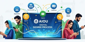 طلبہ کے لیے اے آئی او یو ڈیجیٹل ڈگری سسٹم متعارف