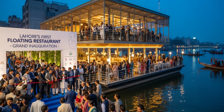 لاہور کنال پر پہلے فلوٹنگ ریسٹورنٹ منصوبے کا آغاز