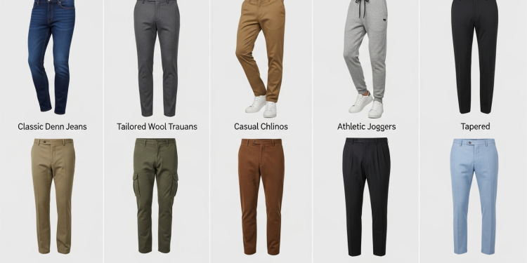 مردانہ پینٹس کی اقسام: مردانہ پینٹس اسٹائل