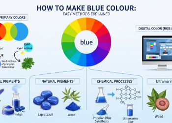 نیلا کلر کیسے بنائیں؟
