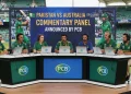 پاکستان بمقابلہ آسٹریلیا ٹی ٹوئنٹی سیریز کمنٹری پینل کا اعلان