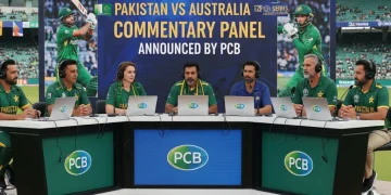 پاکستان بمقابلہ آسٹریلیا ٹی ٹوئنٹی سیریز کمنٹری پینل کا اعلان