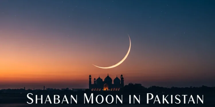 پاکستان میں شعبان کا چاند 2026 سپارکو کی ممکنہ پیشگوئی