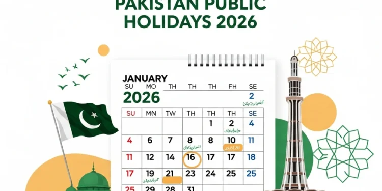 پاکستان کی سرکاری تعطیلات 2026 حکومت نے مکمل فہرست جاری کر دی
