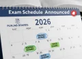 پنجاب بورڈز میٹرک اور انٹر امتحانات شیڈول 2026 کا اعلان