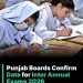 پنجاب بورڈز نے جماعت 11 اور 12 کے امتحانات 2026 کا اعلان کر دیا