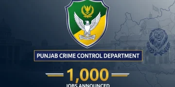 پنجاب میں کرائم کنٹرول ڈیپارٹمنٹ میں 1,000 نوکریوں کا اعلان