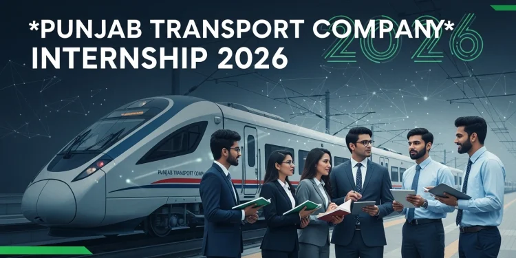 پنجاب ٹرانسپورٹ کمپنی انٹرن شپ 2026 دو ماہ کی پیڈ انٹرن شپ
