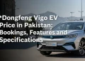 ڈونگ فینگ ویگو EV کی پاکستان میں قیمت، فیچرز اور مکمل تفصیلات