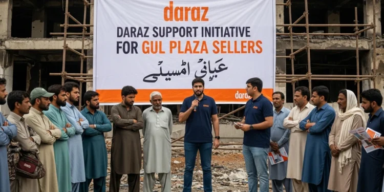 گل پلازہ کے متاثرہ تاجروں کے لیے دراز کا خصوصی امدادی پروگرام