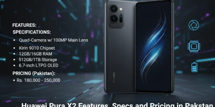 Huawei Pura X2 فیچرز، اسپیسیفکیشنز اور پاکستان میں متوقع قیمت