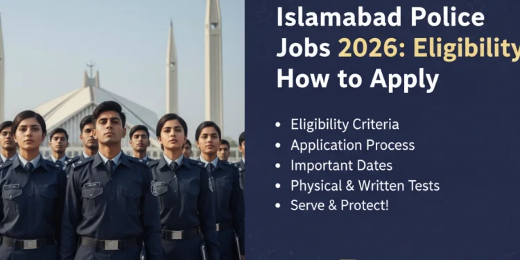 اسلام آباد پولیس جابز 2026 اہلیت اور اپلائی کرنے کا طریقہ