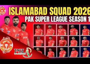 اسلام آباد یونائیٹڈ پی ایس ایل 11 سکواڈ 2026 مکمل فہرست اور قیمتیں
