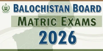 بلوچستان بورڈ میٹرک امتحانات 2026 کا آغاز 10 فروری سے