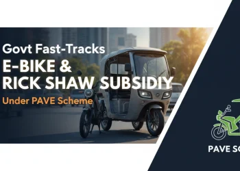 حکومت نے PAVE سکیم کے تحت ای-بائیک اور رکشہ سبسڈی کا عمل تیز کر دیا