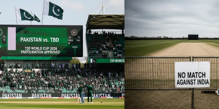 حکومت نے ٹی 20 ورلڈ کپ 2026 میں پاکستان کی شرکت کی منظوری دے دی، بھارت سے میچ کھیلنے سے روک دیا