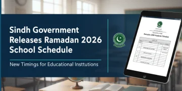 سندھ حکومت نے رمضان 2026 کے لیے اسکولوں کے اوقات کار جاری کر دیے
