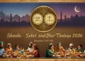 سکردو سحر و افطار اوقات 2026 (رمضان 1447ھ)