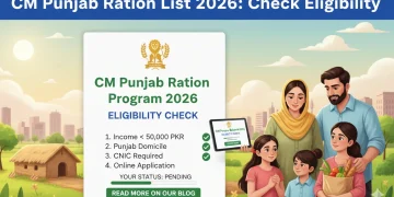 سی ایم پنجاب راشن لسٹ 2026: اہلیت چیک کریں