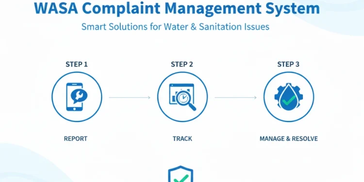 عوامی خدمات کی بہتری کے لیے واسا کمپلینٹ مینجمنٹ سسٹم (CMS) کا آغاز