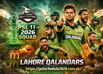 لاہور قلندرز پی ایس ایل 11 اسکواڈ کھلاڑیوں کی مکمل فہرست