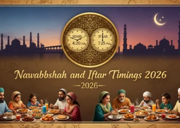 نواب شاہ سحر و افطار اوقات 2026 (رمضان 1447ھ)