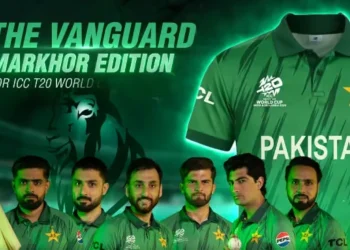 ٹی 20 ورلڈ کپ 2026 پاکستان کی نئی کٹ وینگارڈ مارخور ایڈیشن جاری