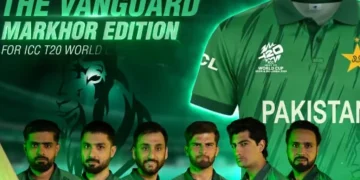 ٹی 20 ورلڈ کپ 2026 پاکستان کی نئی کٹ وینگارڈ مارخور ایڈیشن جاری