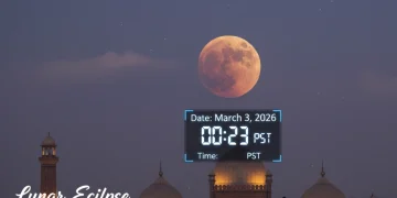 پاکستان میں چاند گرہن کی تاریخ اور وقت کی تصدیق