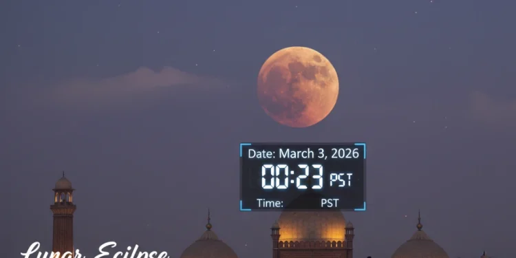پاکستان میں چاند گرہن کی تاریخ اور وقت کی تصدیق