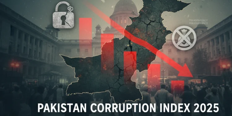 پاکستان کرپشن انڈیکس 2025 سکور میں بہتری