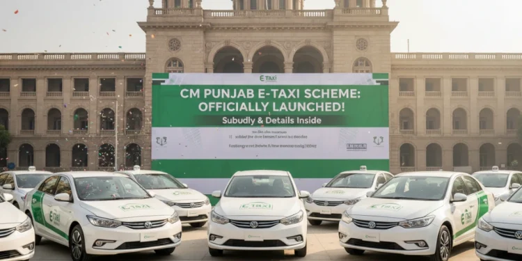 پنجاب ای-ٹیکسی اسکیم کا باضابطہ آغاز سبسڈی اور دیگر تفصیلات