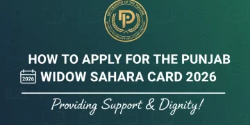 پنجاب بیوہ سہارا کارڈ اسکیم 2026 کے لیے اپلائی کیسے کریں