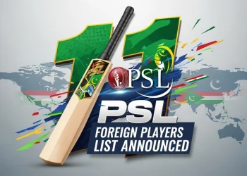 پی ایس ایل 11 کے غیر ملکی کھلاڑیوں کی فہرست کا اعلان