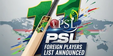 پی ایس ایل 11 کے غیر ملکی کھلاڑیوں کی فہرست کا اعلان