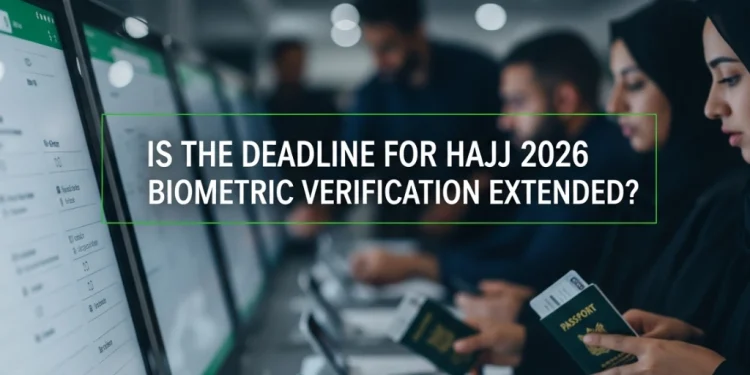 کیا حج 2026 بائیو میٹرک تصدیق کی تاریخ میں توسیع کر دی گئی ہے؟