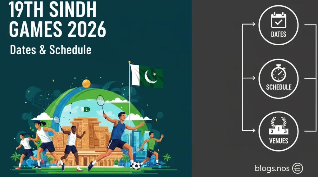 19ویں سندھ گیمز 2026 تاریخیں اور مکمل شیڈول