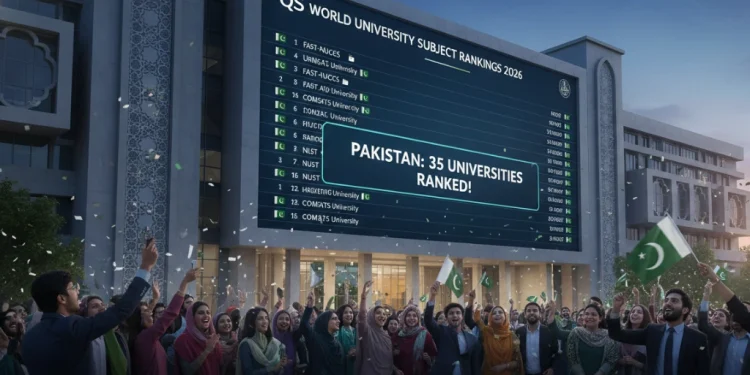 35 پاکستانی یونیورسٹیوں نے کیو ایس ورلڈ سبجیکٹ رینکنگ 2026 میں جگہ بنا لی