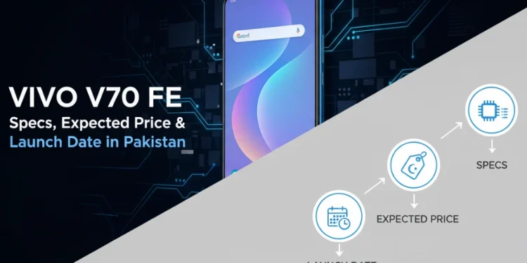 Vivo V70 FE پاکستان میں متوقع قیمت اور لانچ کی تاریخ