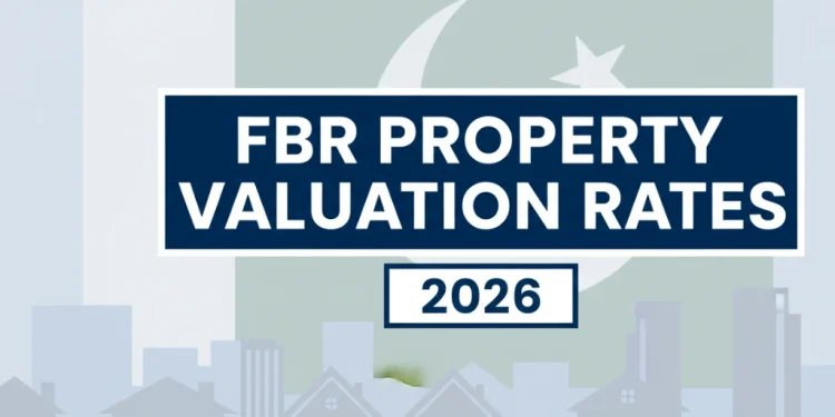 ایف بی آر پراپرٹی ویلیوایشن ریٹس 2026 رئیل اسٹیٹ پر ٹیکس کی نئی تفصیلات