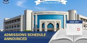این ای ڈی یونیورسٹی سال 27-2026 کے لیے داخلہ شیڈول کا اعلان