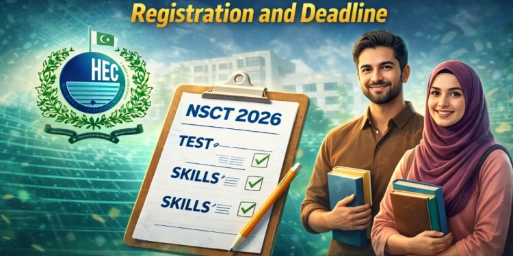 ایچ ای سی نیشنل سکل کمپیٹنسی ٹیسٹ (NSCT) 2026 رجسٹریشن اور آخری تاریخ