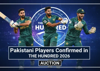 دی ہنڈریڈ 2026 آکشن میں پاکستانی کھلاڑیوں کی شمولیت کی تصدیق