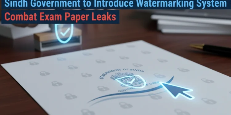 سندھ حکومت کا امتحانات میں نقل روکنے کے لیے واٹر مارکنگ سسٹم متعارف کرانے کا فیصلہ
