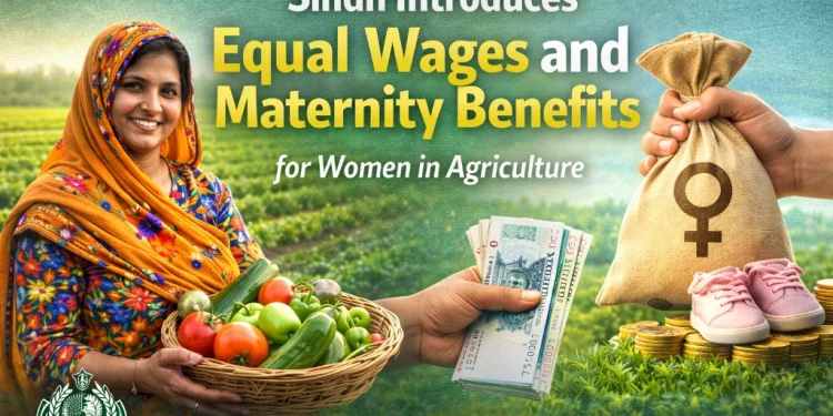 سندھ نے زراعت میں خواتین کے لیے مساوی اجرت اور زچگی کے فوائد متعارف کرا دیے